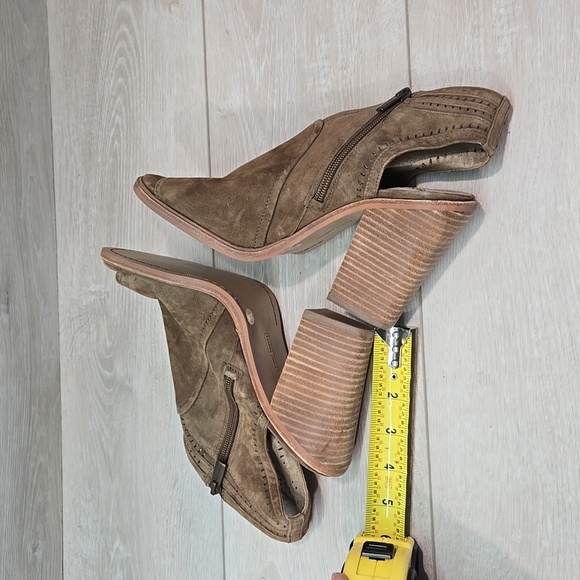 Vince Camuto Women Koral Leather Open Toe Heels shoes Ankle boot sz 9M - Picture 9 of 13